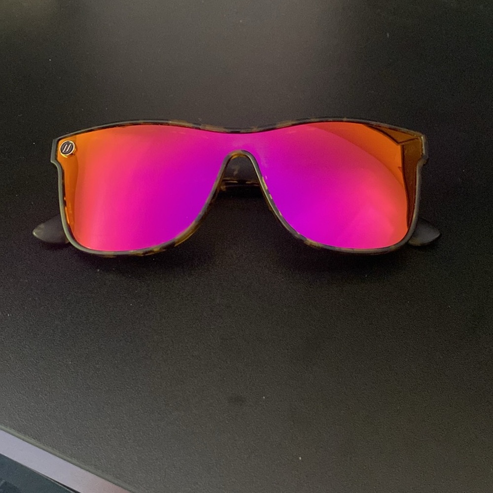Blenders Millenia DX Sunglasses. Like new. Black pink yellow. Unisex